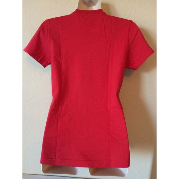 threadless COMMUNIST PARTY Design By Tom Burns Red Graphic T Shirt Top Size M - Picture 2 of 2